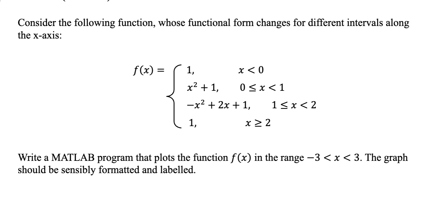Solved Please do both parts of the question in matlab with | Chegg.com