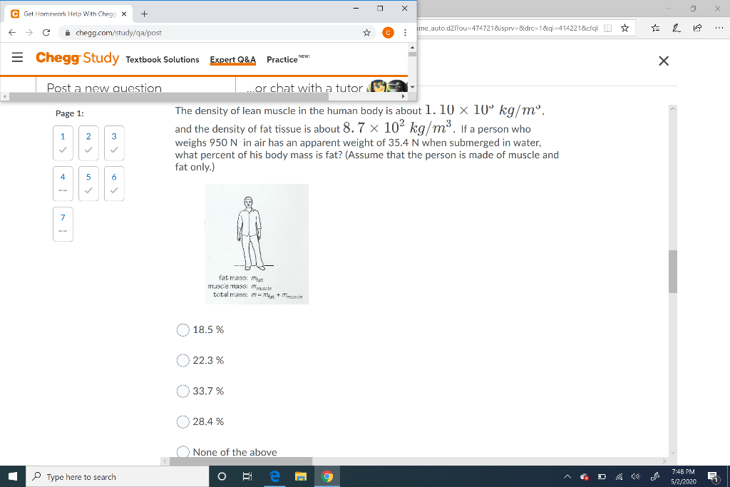 - 1 x C Get Homework Help With Chegg X + + c | Chegg.com