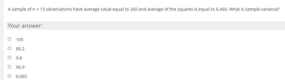 Solved A sample of n = 13 observations have average value | Chegg.com