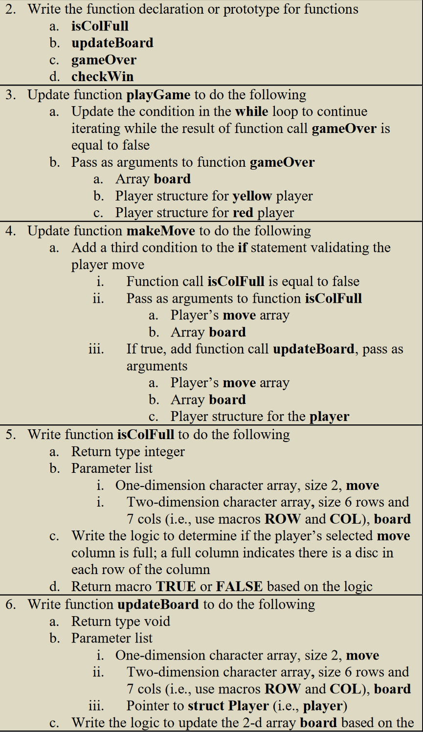 Solved 2. Write the function declaration or prototype for | Chegg.com
