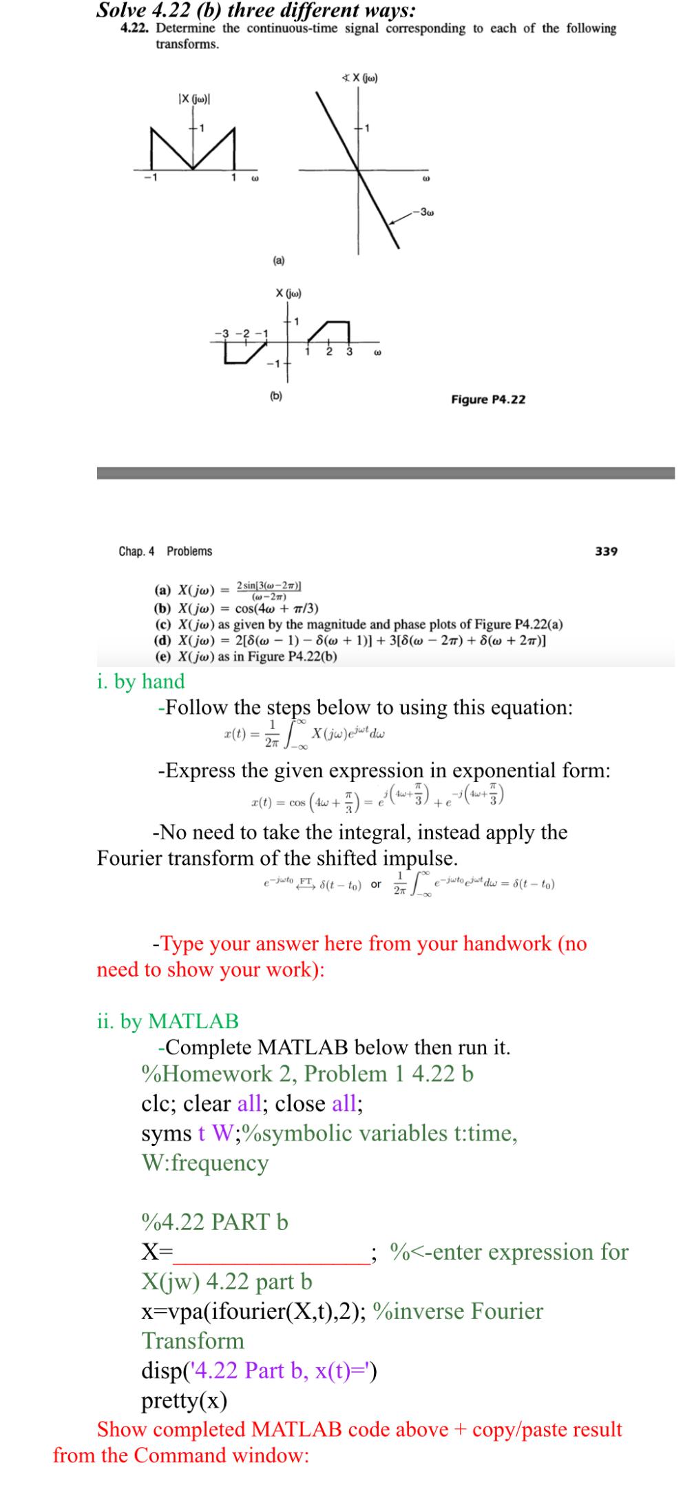 Solved Solve 4.22 (b) three different ways: 4.22. Determine | Chegg.com