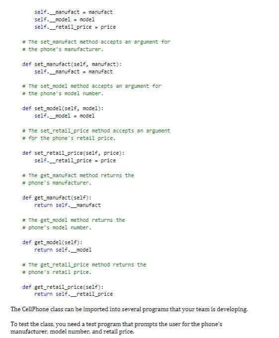 Solved Demonstrate TestCell Phone.py Wireless Solutions, | Chegg.com