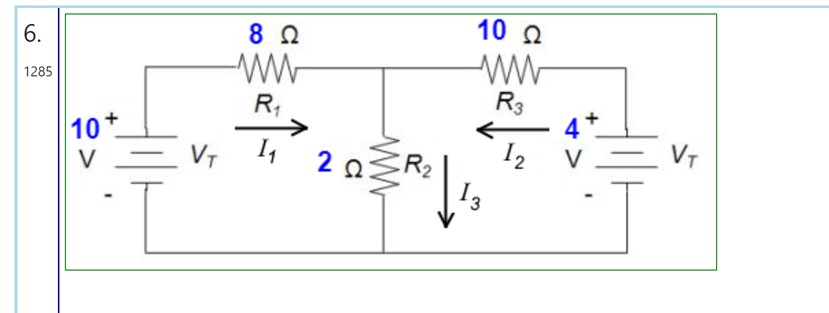 Solved Determine the current flowing through resistor R1 in | Chegg.com