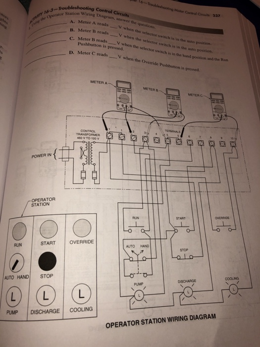 Solved Motor Control Circuis n Wiring Diagram, answer the | Chegg.com