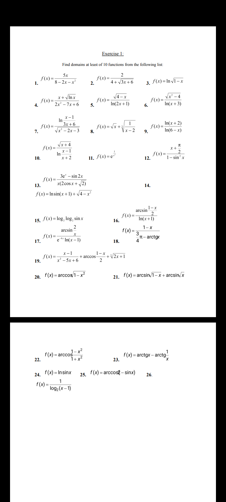 Solved Find The Functions | Chegg.com