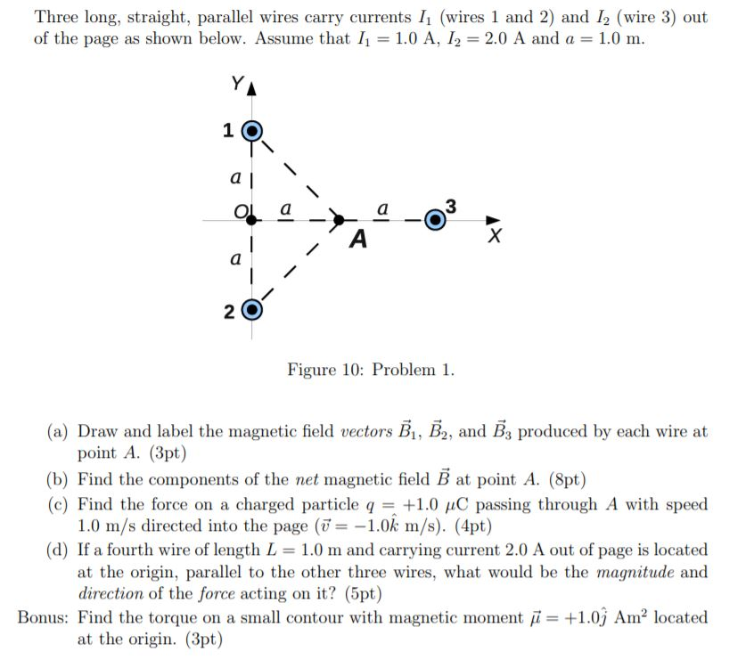 Solved Three Long Straight Parallel Wires Carry Currents Chegg Solved Three Long Straight Parallel Wires Carry Currents Chegg