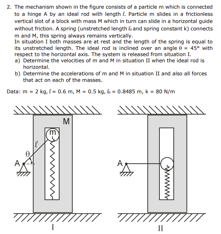 The mechanism shown in the figure consists of a | Chegg.com