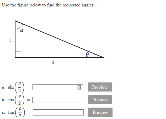 Solved Use the figure below to find the requested angles. | Chegg.com