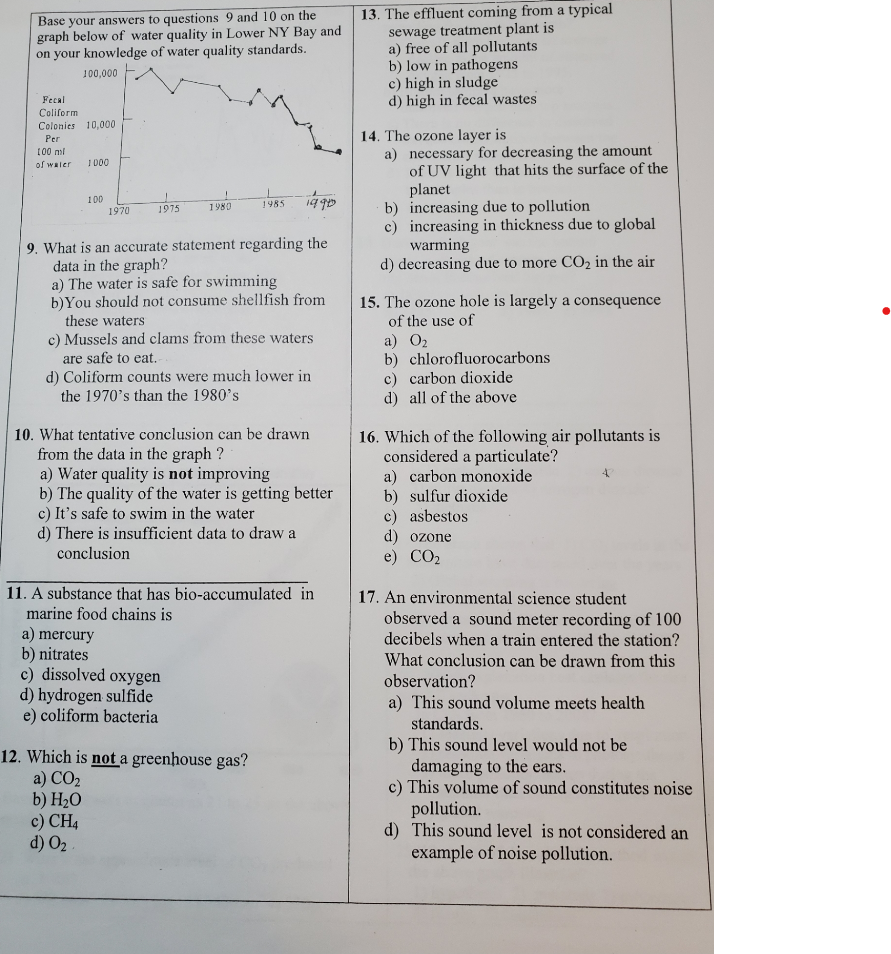 Solved Base your answers to questions 9 and 10 on the graph | Chegg.com