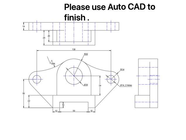 Please use Auto CAD to //Set up the unit to | Chegg.com