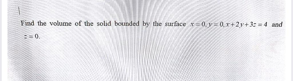 Solved Find the volume of the solid bounded by the surface | Chegg.com