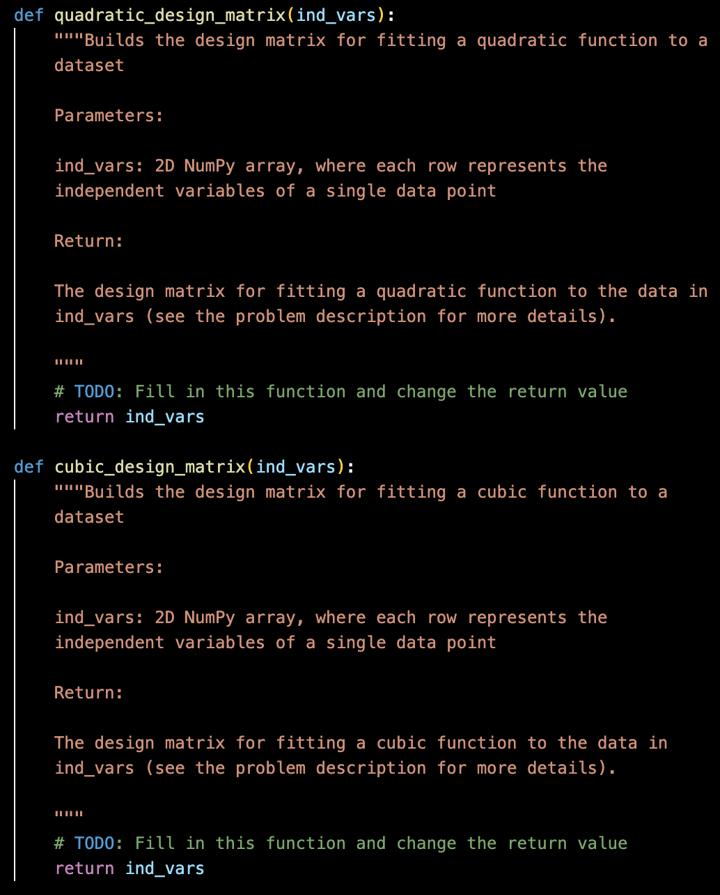 Solved In this problem, you will be finding models for the | Chegg.com