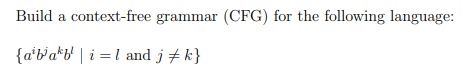 Solved Build a context-free grammar (CFG) for the following | Chegg.com