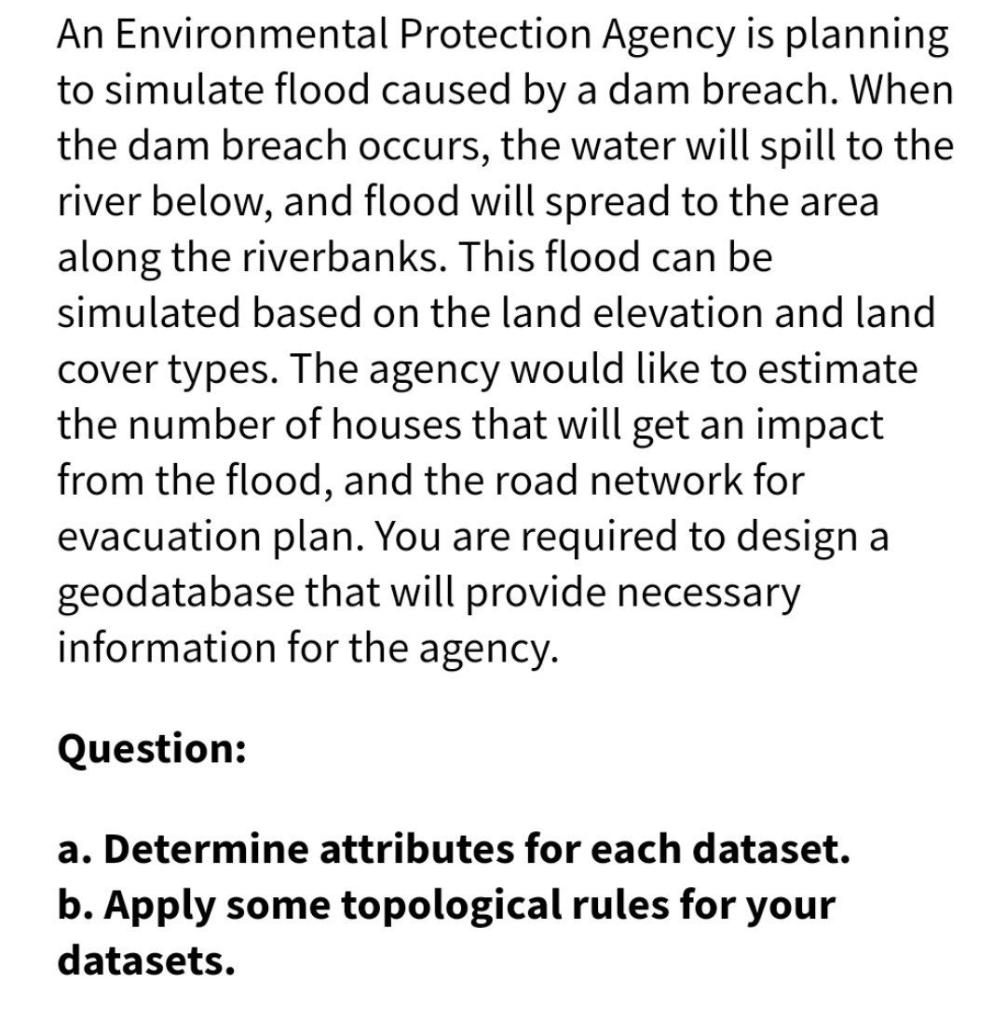 Solved An Environmental Protection Agency Is Planning To Chegg