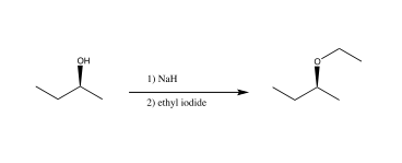 Solved OH 1) NaH 2) ethyl iodide | Chegg.com