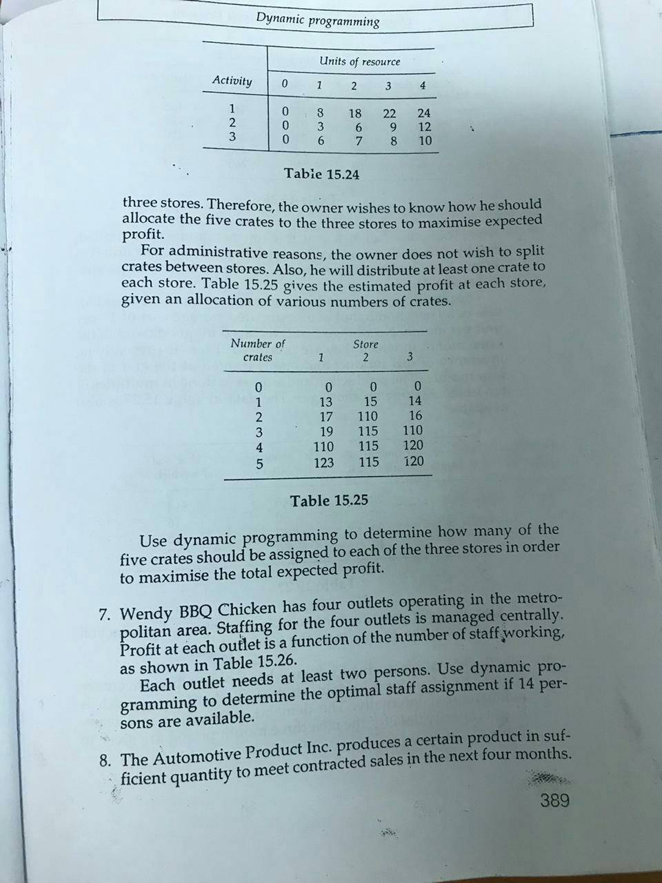 Solved Quantitative Analysis for Business Decisions Number | Chegg.com