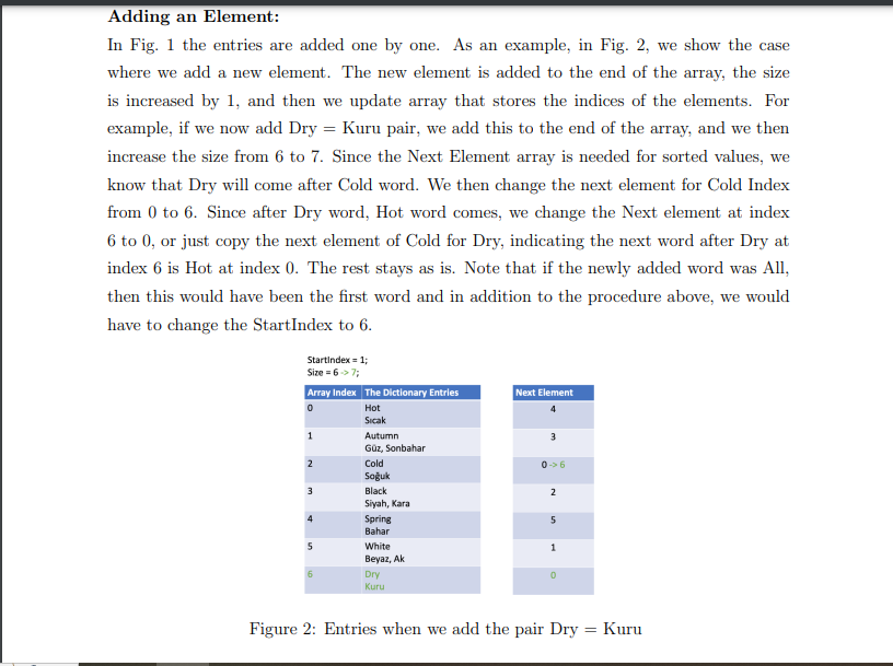 Solved Question : Dictionary Implementation In this project, | Chegg.com