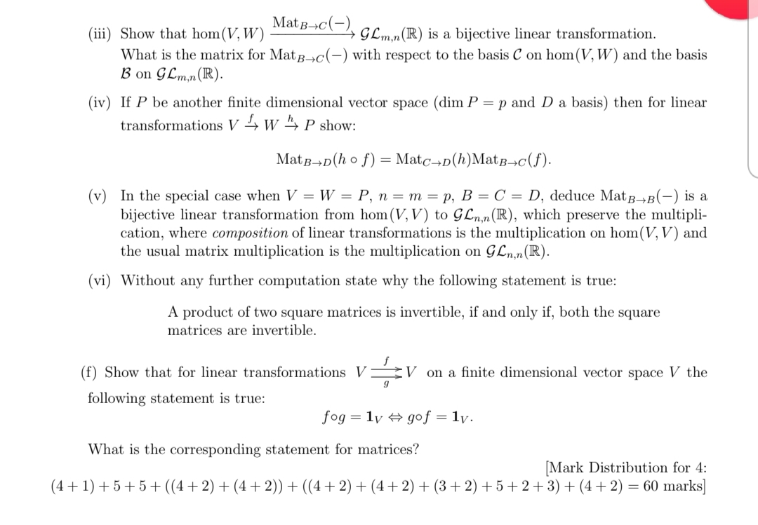 Solved Problem 4 Kernel Rank Matrices A Given A Li Chegg Com