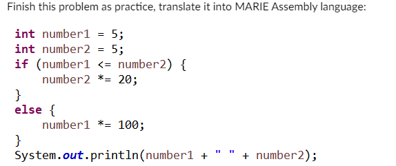 Solved Finish this problem as practice, translate it into | Chegg.com