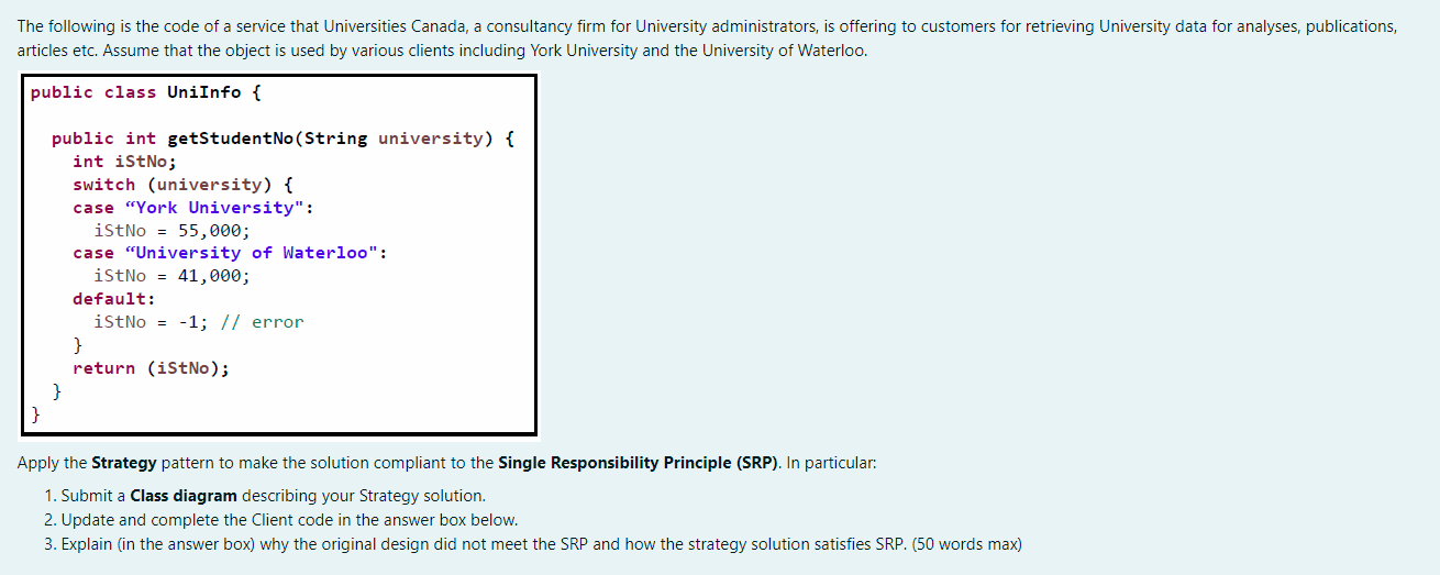 Solved public class Client { public static void | Chegg.com