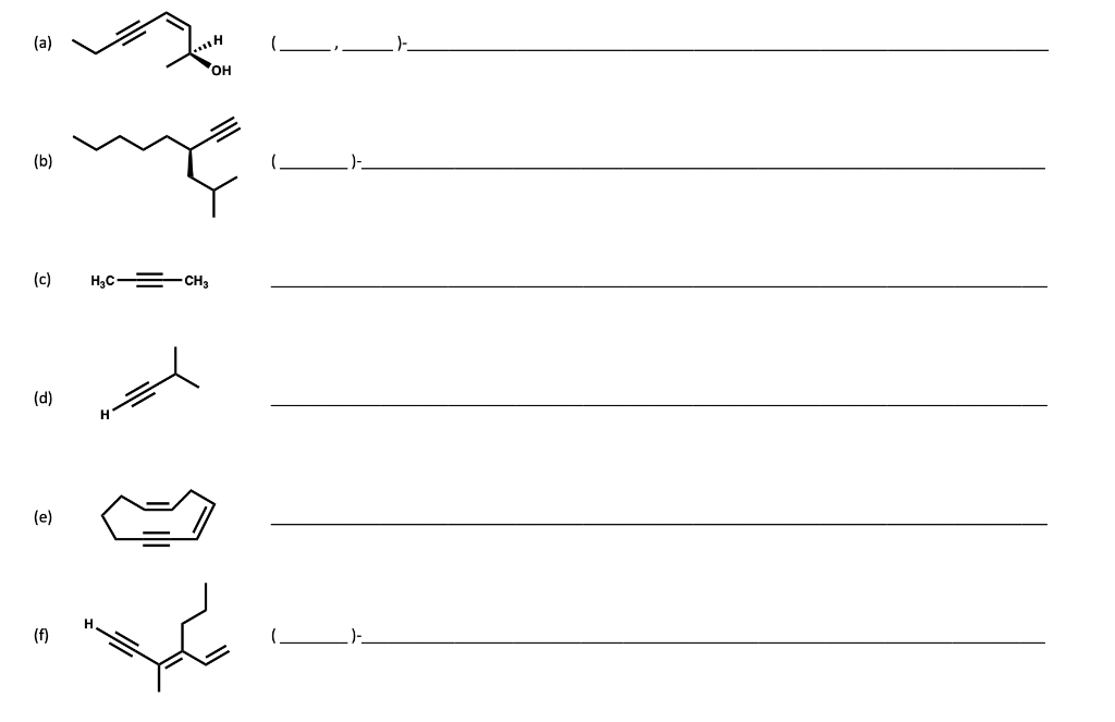 Solved From the following structures, provide a correct name | Chegg.com