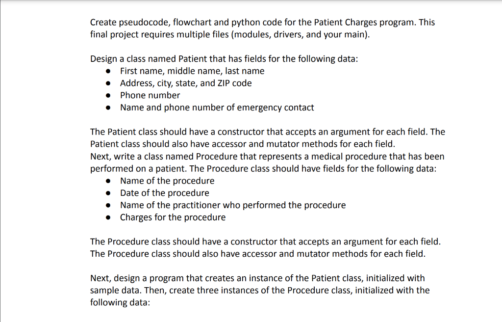 Solved I need help creating this in Python please. I have | Chegg.com