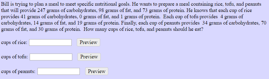 solved-bill-is-trying-to-plan-a-meal-to-meet-specific-chegg