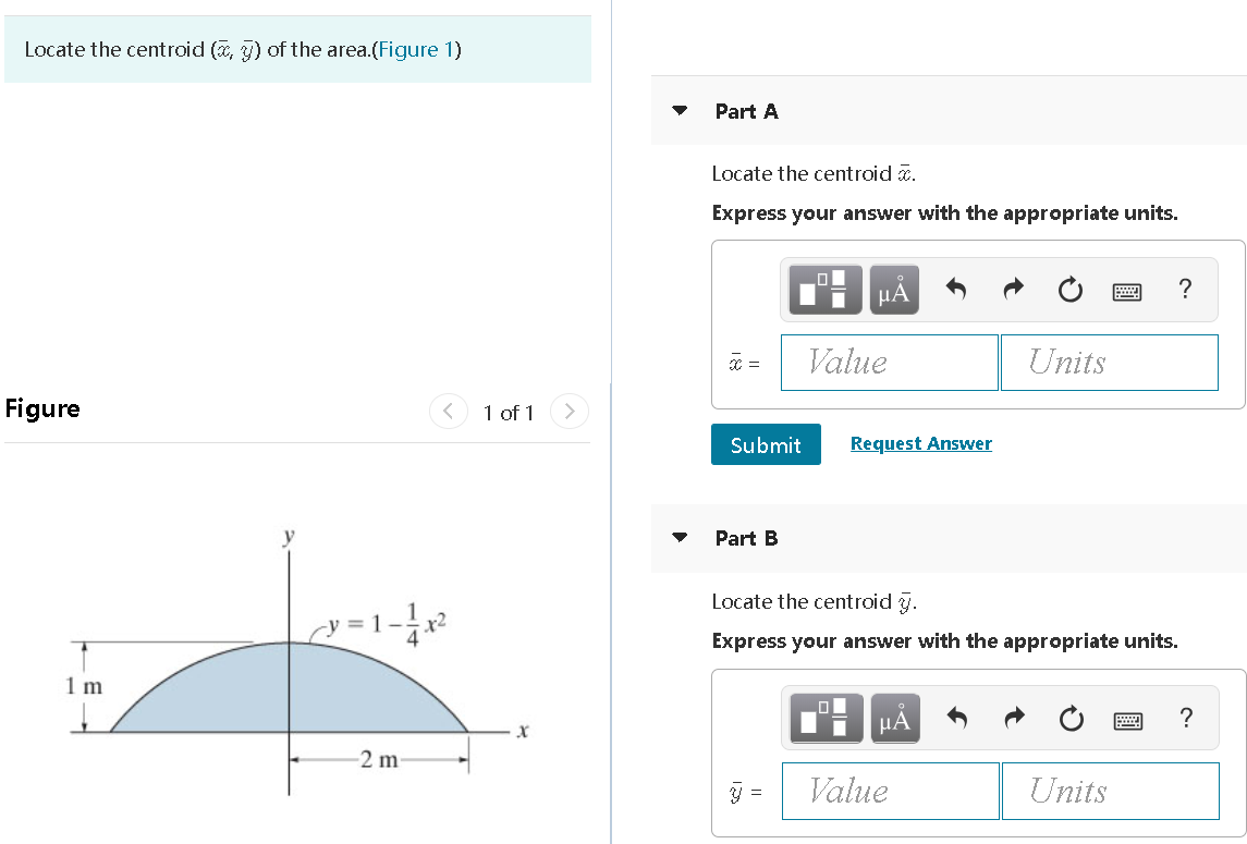 Solved Locate the centroid ( y) of the area.(Figure 1) Part | Chegg.com