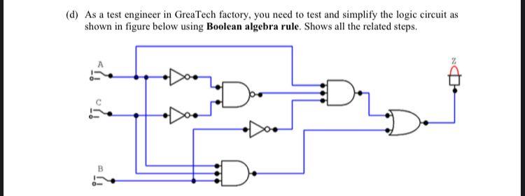 Solved d) As a test engineer in GreaTech factory, you need | Chegg.com