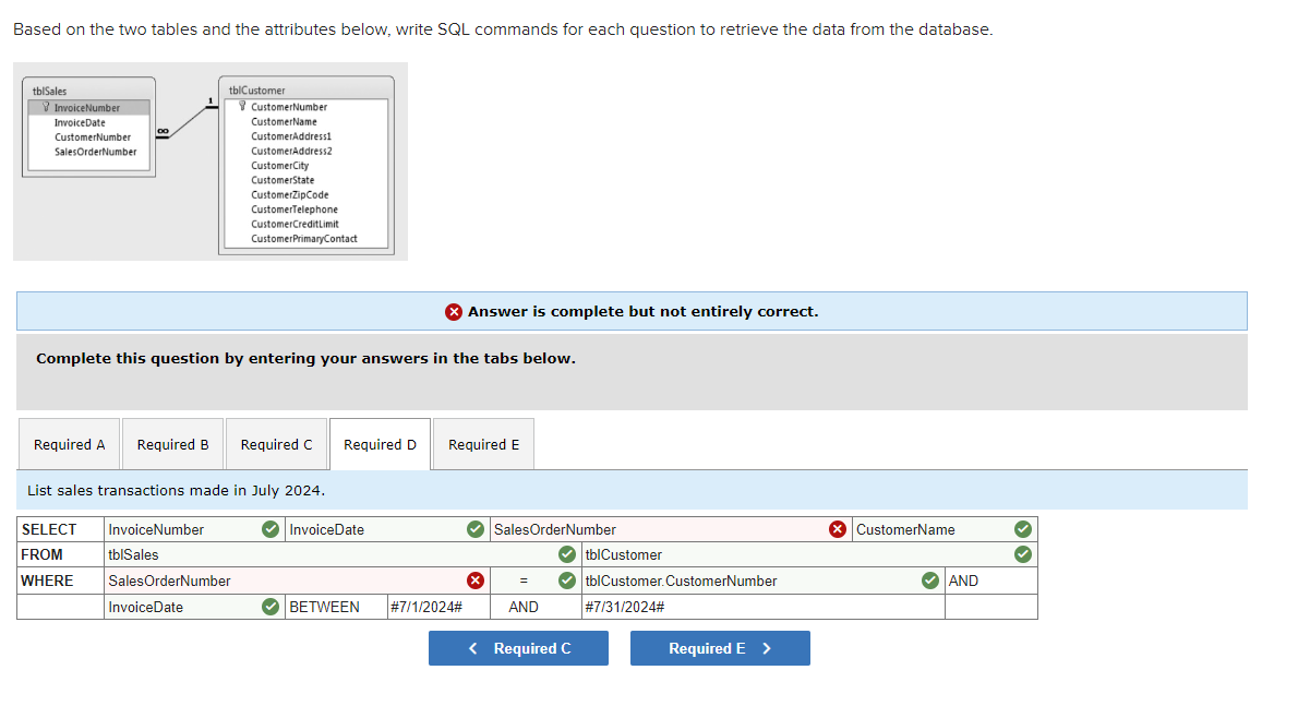 Solved Please HelpBased on the two tables and the attributes | Chegg.com