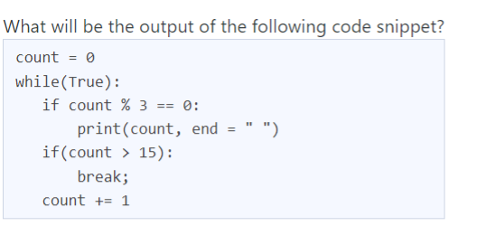 solved-what-will-be-the-output-of-the-following-code-chegg