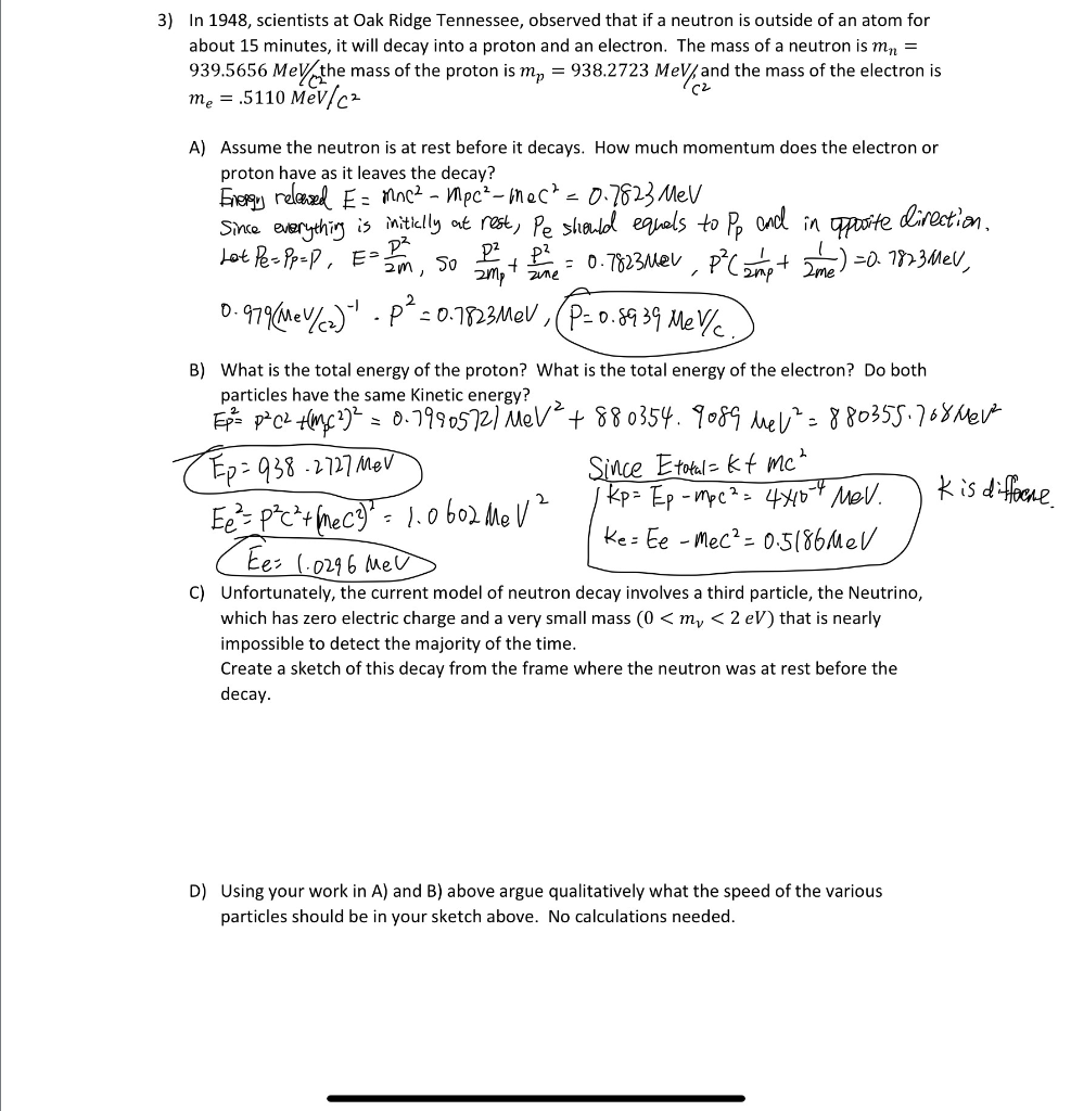 Solved 3) In 1948, scientists at Oak Ridge Tennessee, | Chegg.com