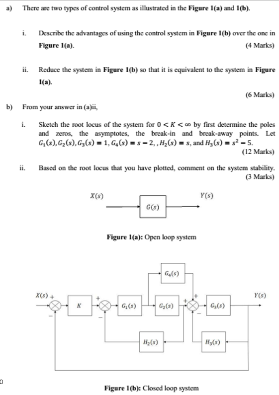 Solved A) There Are Two Types Of Control System As | Chegg.com