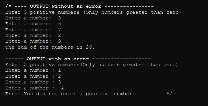 HW 10b Write a program that prompts the user to enter | Chegg.com