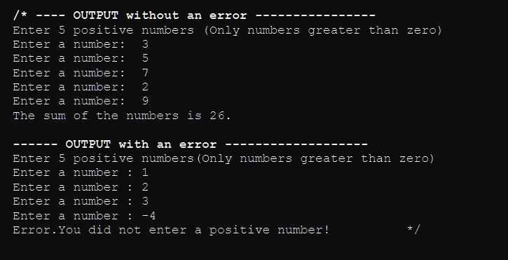 Solved HW 10b Write a program that prompts the user to enter | Chegg.com