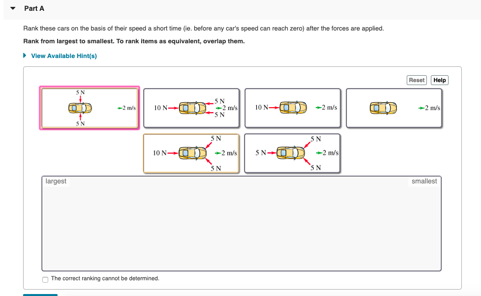 solved-part-a-rank-these-cars-on-the-basis-of-their-speed-a-chegg