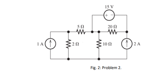 Solved Consider again the circuit from Fig 2. Assume the | Chegg.com