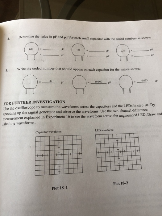 CONCLUSION Compare the capacitive reactance of the
