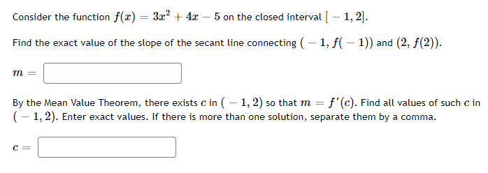 Solved Consider the function f(x) = x3 – 5x on the closed | Chegg.com