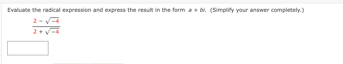 Solved Evaluate The Radical Expression And Express The | Chegg.com