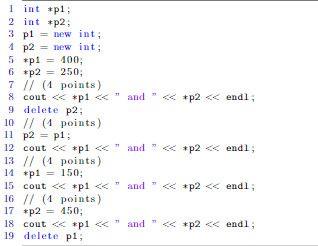 Solved C++ data structure review What output is produced by | Chegg.com image.