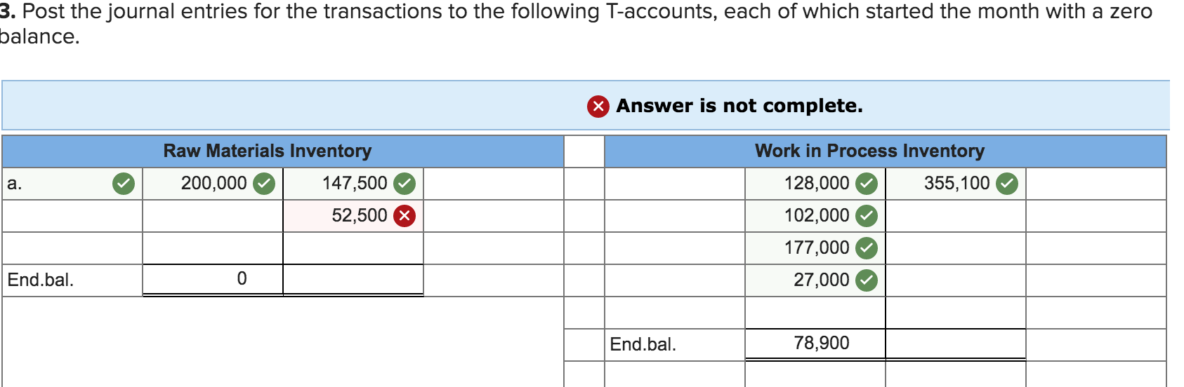 Solved I KEEP GETTING AN ERROR THAT SAYS "THE ANSWER IS NOT | Chegg.com