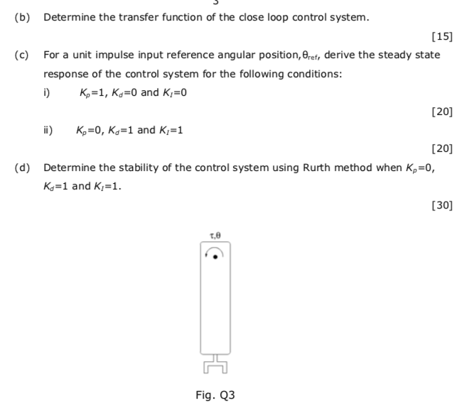 Solved 3 Answer all parts of the question Consider a robot | Chegg.com
