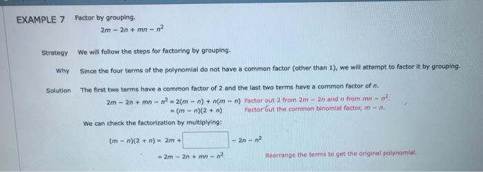 solved-example-7-factor-by-grouping-2m-2n-mn-2-strategy-we-chegg