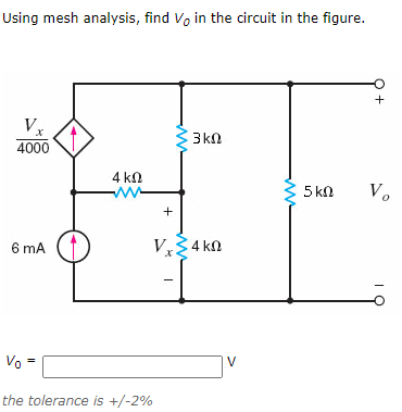 Solved Find I, in the network in the figure using mesh | Chegg.com