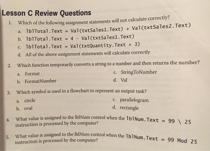 an assignment expression does which of the following