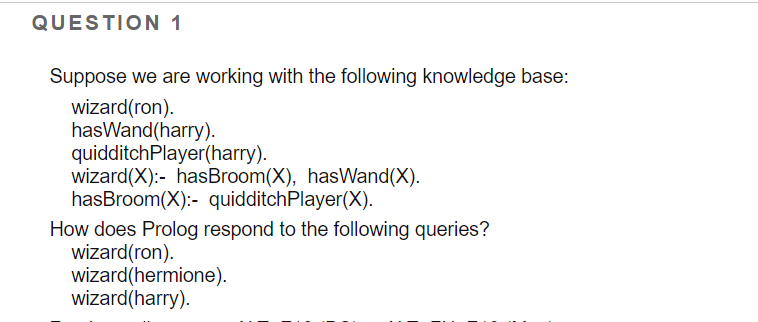 Solved QUESTION 1 Suppose we are working with the following | Chegg.com