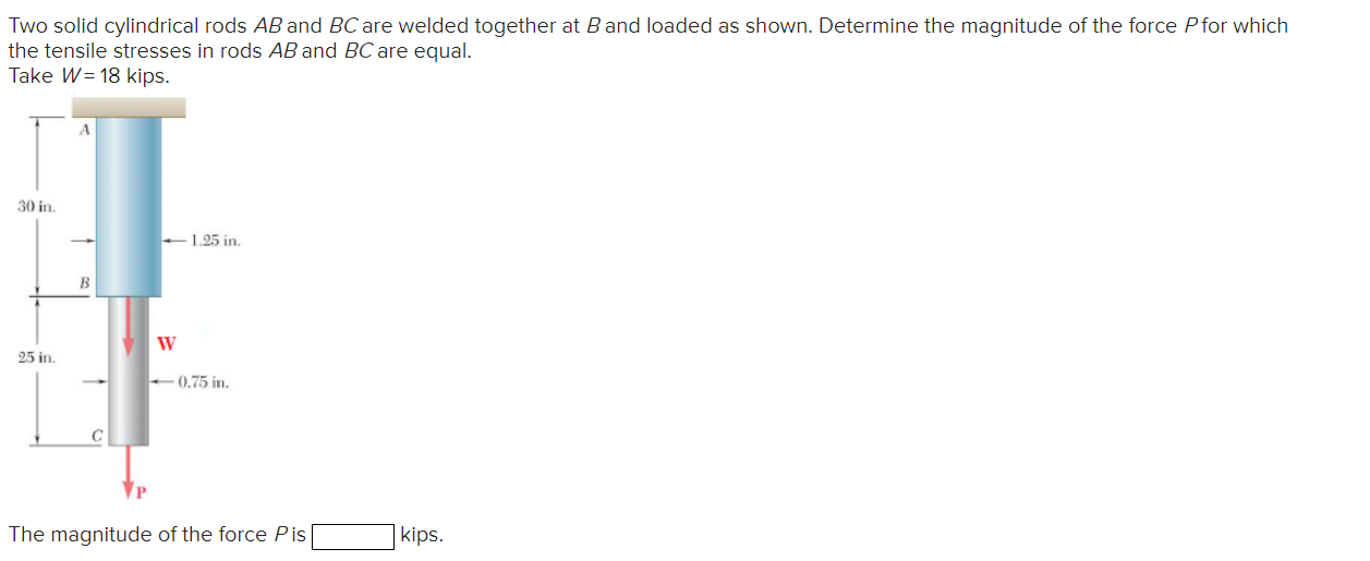 [Solved]: Two Solid Cylindrical Rods AB And BC Are Welded