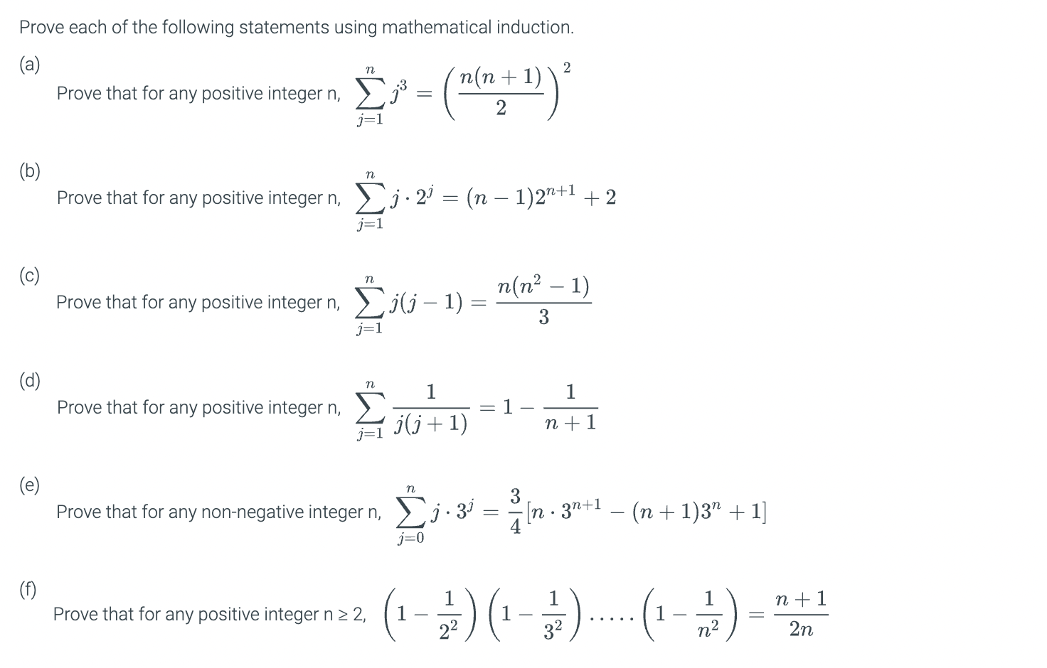 Solved Prove Each Of The Following Statements Using | Chegg.com