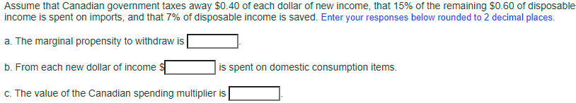 Solved The table below provides data for a hypothetical | Chegg.com